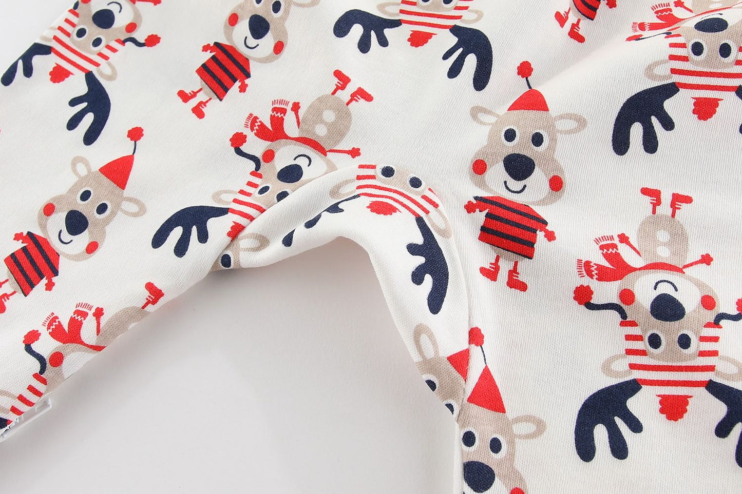 Kiddiezoom 1/2Pcs Fashion Christmas Cartoon 100%Cotton zipper Baby Boy Girl Rompers Soft newborn Clothes