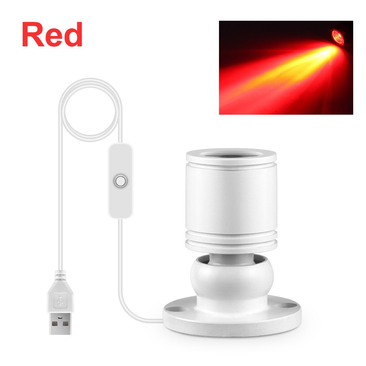 Colorful Led Spotlight USB 5V Mini Ceiling Spot 1W Showcase Pattern Showcase Light Room Decor