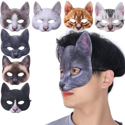 Supplies Eye Mask Festival for Adult  Costume Party Christmas Cosplay Props Halloween Decoration Masquerade Mask Cat Mask