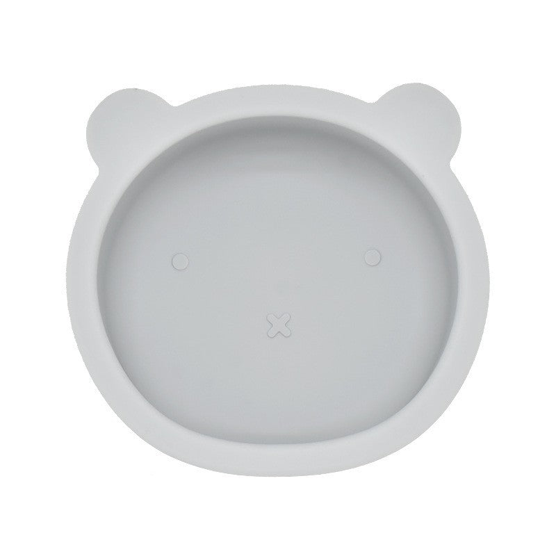 BPA Free Baby Silicone Feeding Bowl Cartoon Dishes For Kids Suction cup Anti-Drop Non-Slip Dinnerware Autonomous eating training