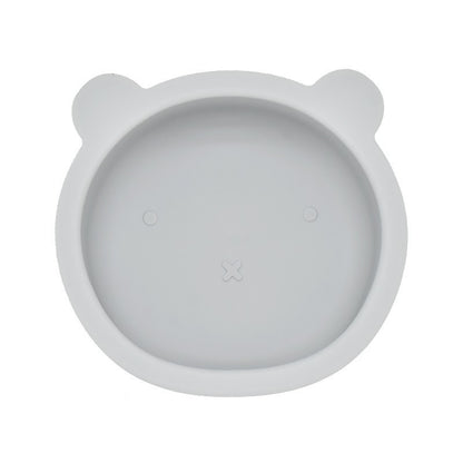 BPA Free Baby Silicone Feeding Bowl Cartoon Dishes For Kids Suction cup Anti-Drop Non-Slip Dinnerware Autonomous eating training