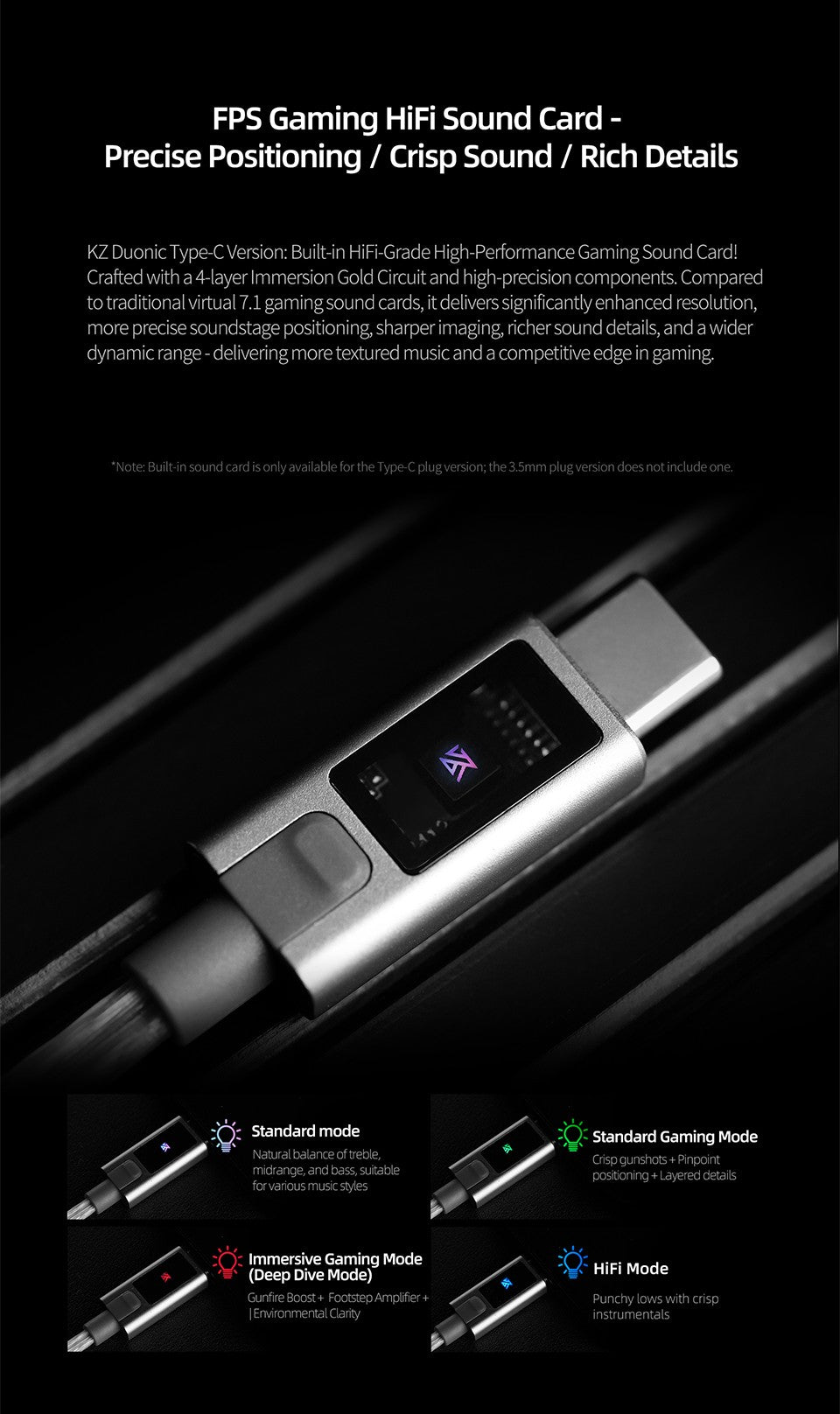 KZ Duonic HiFi Earphones with Super Stroke Three Magnetic Planar Driver HM Acoustic Tuning