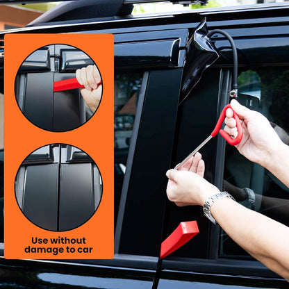 Conjunto de Ferramentas para Carro de 21/18 Peças Bomba de Ar Inflável Ferramentas de Abertura e Fixação de Janela e Porta Automotiva Kits de Longo Alcance com Bolsa de Transporte