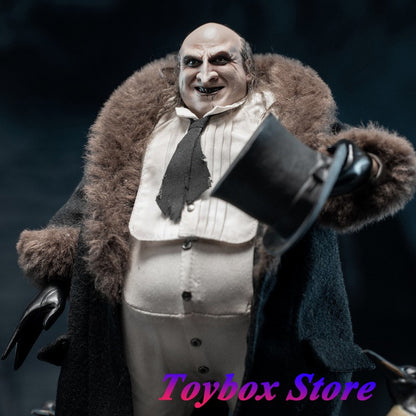 Boneco Articulado Colecionável Eternal Toy ETX8 1/6 Comics Villain Gentleman of Crime Pinguim Jazz Conjunto Completo 12'' com Traje e Guarda-Chuva