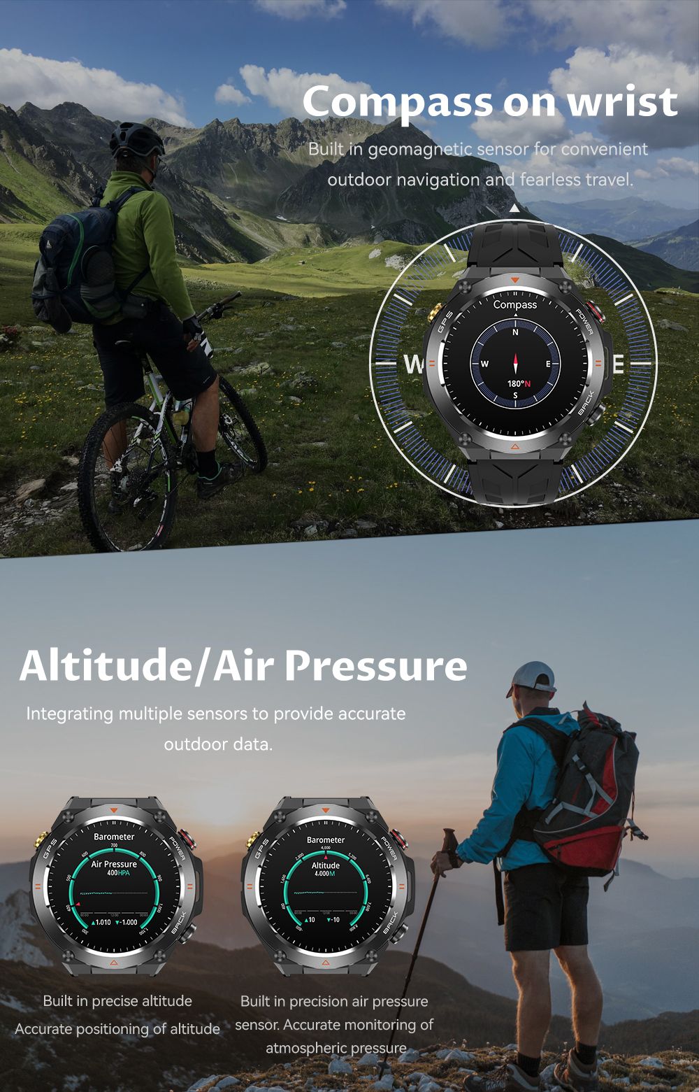 Smartwatch COLMI V75 GPS 2024 Tela Ultra HD de 1.45" GPS e Bússola Integrados Faz/Recebe Chamadas Bateria de 650mAh