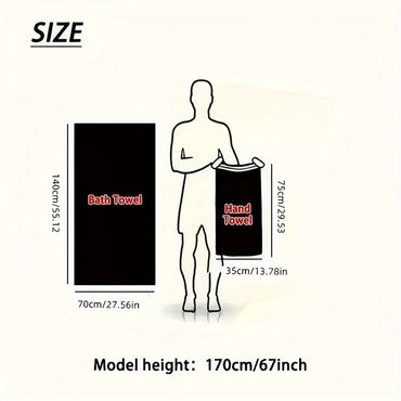 2pcs Quality Towels Wholesale Bulk Pack Soft Absorbent Quick-Dry Bath Towels Travel Sport Spa Bathroom Swim Supplies