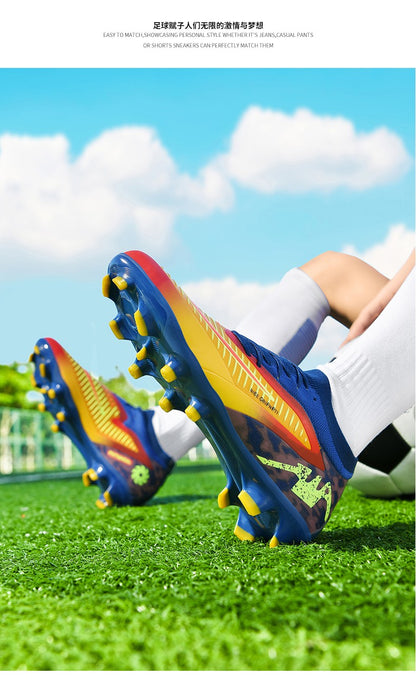 New Men Football Shoes High Quality Fast Soccer Shoes Society Cleats Professional Football Field Boots FG Sneaker Low Cut
