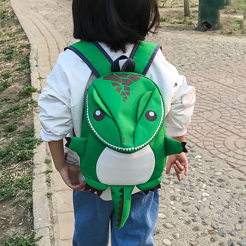 Nova Mochila Escolar Infantil de Dinossauro em Desenho Animado, para Meninas do Jardim de Infância, em Tecido Oxford, Mochila Escolar para Meninos à Prova d'Água, Mochila de Viagem com Animais