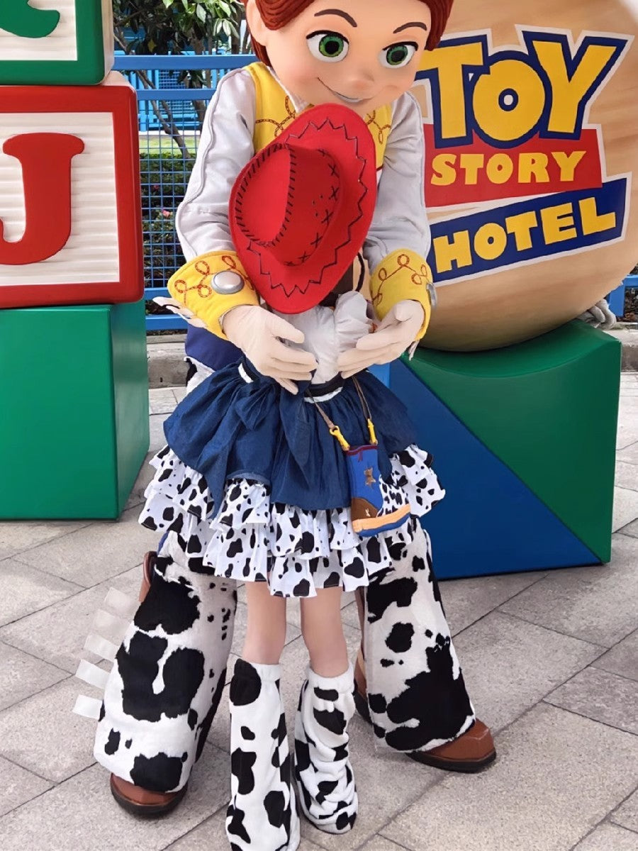 une 1st DayToy Woody, Jessie, and Buzz Lightyear Cosplay Dresses, Halloween Carnival Stage Performance Costumes, Lolita