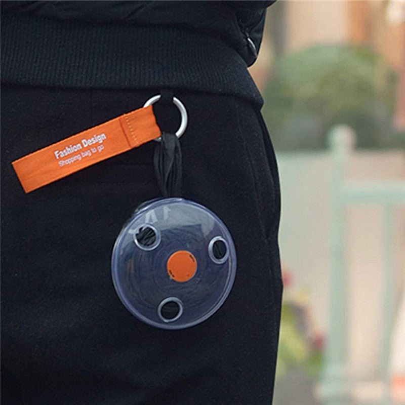 Multifunctional Shopping Storage Bag, Eco, Reusable, Super Small, Portable, Folding, Telescopic Disc, Supermarket