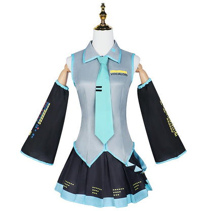Anime Character Performance Clothes MIKU Anime Clothes Cosplay Clothes JK Skirt Same Suit Wig Accessories Halloween