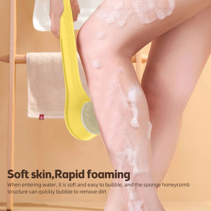 Electric shower brush, rechargeable, waterproof IPX7, 3-speed 6-in-1, wireless shower brush head, lazy scrubbing tool