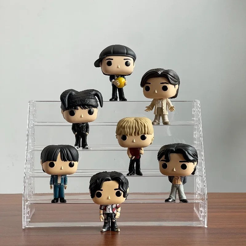 RM Jin Agust D J-Hope Jimin V Jung Kook FUNKO POP BTS Bonecos em Terno Colecionáveis Edição Limitada Decoração Brinquedo Presente