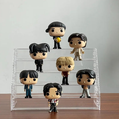 RM Jin Agust D J-Hope Jimin V Jung Kook FUNKO POP BTS Bonecos em Terno Colecionáveis Edição Limitada Decoração Brinquedo Presente