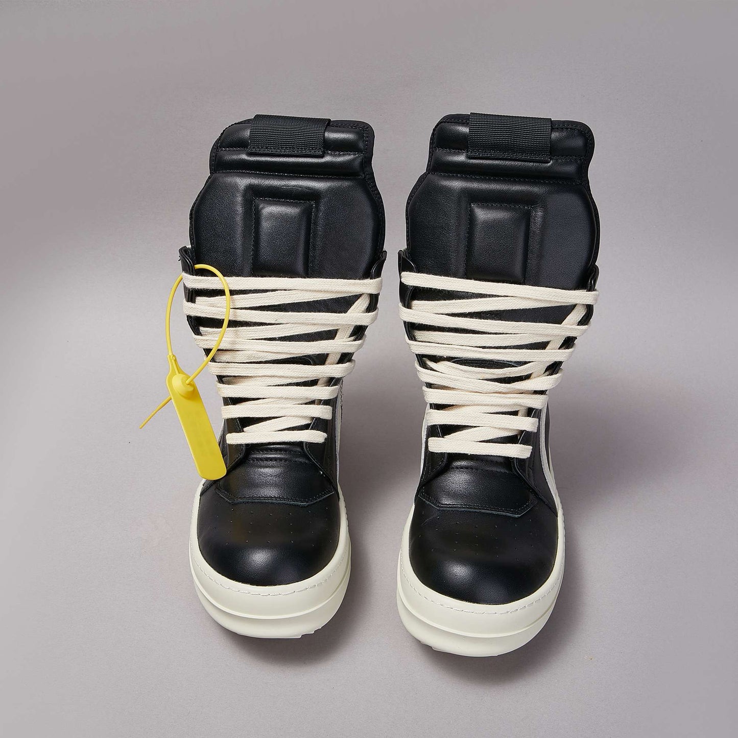 Brand Men Shoes Casual High Top Quality Women Sneaker Black Ankle Boot Genuine Leather Fashion Designer Thick-sole Flat Zip Shoe