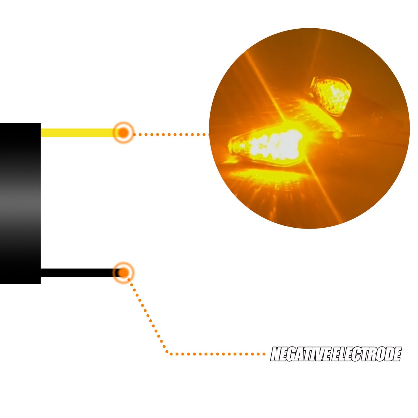 2pcs/4pcs Motorcycle LED Turn Signals Flashing  DRL for Scooter Moped ADV Dirt Bike ATV Universal Accessories Modification
