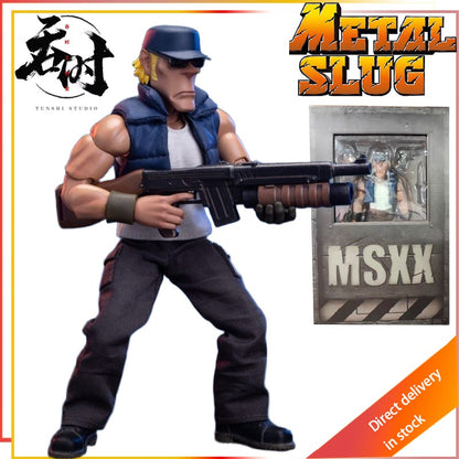 TUNSHI STUDIO Original Metal Slug Series Boneca de Pano de 6 polegadas Leona Clara Ralph Action Figura de Mobilidade Articulada Modelo de Brinquedos Presentes