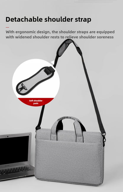 Laptop Bag Sleeve Case Shoulder HandBag Notebook Pouch Briefcases for 14 15 17 Inch Macbook Air Pro HP Huawei Asus Dell Xiaomi