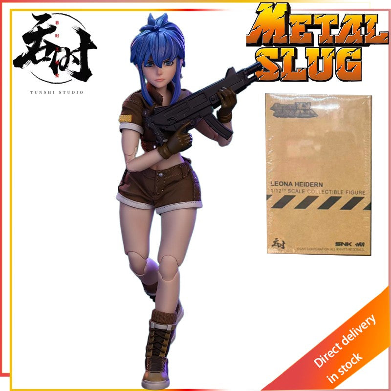 TUNSHI STUDIO Original Metal Slug Series Boneca de Pano de 6 polegadas Leona Clara Ralph Action Figura de Mobilidade Articulada Modelo de Brinquedos Presentes