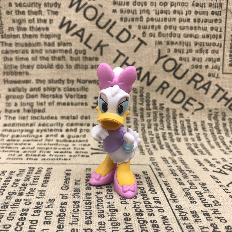 Disney Mickey Minnie Donald Duck Daisy Pluto Clarabelle Cow Cuckoo-Loca Action Figure Toys Anime Figure Doll Gifts For Children