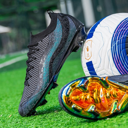 2511 Mens Soccer Shoes Ultralight Turf Soccer Cleats for Kids Sneakers TF/FG Training Football Boots Chuteira Campo 34-45