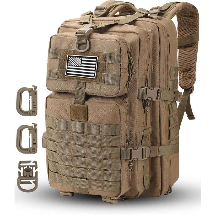 50L/30L Backpack  Military Assault Pack For Men, 3 Day Bug Out Bag Molle DaypackFor Camping Outdoor Sport Rucksack Backpacks