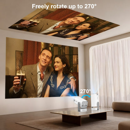 Projetor ThundeaL Full HD TD80 Pro 1080P 2K 4K TD80Pro TD80W Atualização WIFI Android Mini Projetor Beam 3D LED Home Theater
