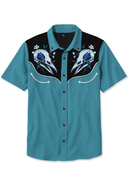 Men's Summer Comfortable Breathable Fashionable Casual Short Sleeved Hawaiian Shirt Men's High-quality Top Printed T-shirt