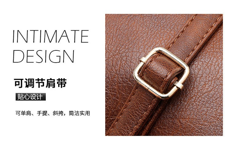 New women's handbag, single shoulder crossbody bag, PU women's tote bag, large capacity women's bag