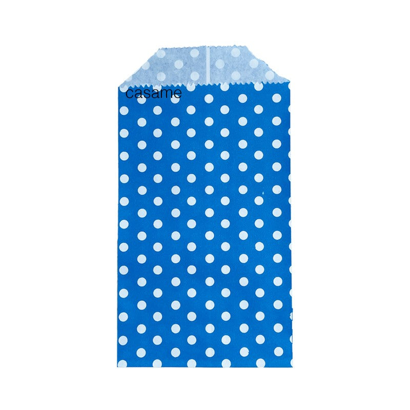 10/25/50 Pcs Small Sack Pouch Mini Dot Kraft Paper Bags Wedding Party Invitation Greeting Cards Paper Gift Bag Birthday