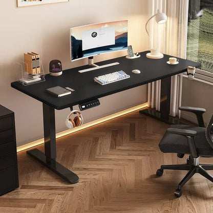 Height Adjustable Desk Motion Electric Sit Stand Up Down Computer Table Lift Motorized Gaming Desktop Modern Home Office Desks