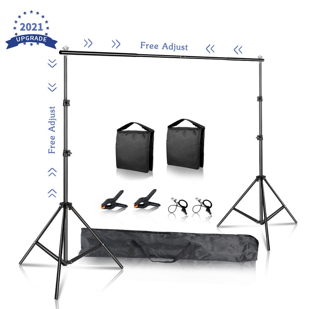Photography Backdrop Stand Photo Studio Background Backdrops Chromakey Green Screen Support System Frame Carry Bag Light Kits