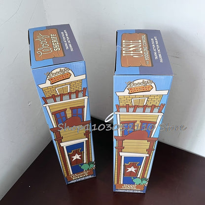 Toy Story 4 Woody e Jessie Articulados com Falas Canto Macio Fofo Anime Figura Decoração Modelo Presente de Aniversário Brinquedos