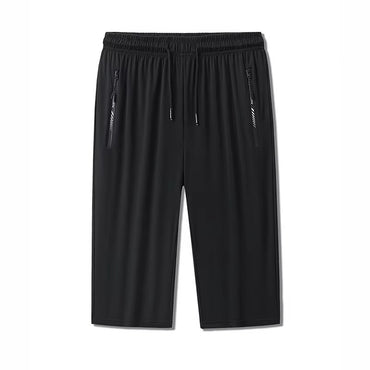 Men Plus Size Casual Shorts 6XL 7XL Big Size Gym Shorts Men Ice Silk Stretchy Summer Beach Short Pants Quick Dry Breathable