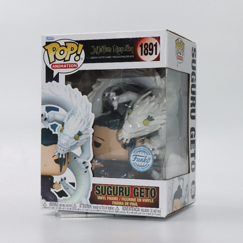 FUNKO POP Jujutsu Kaisen: Suguru Geto com Dragão de Espírito Amaldiçoado Anime Decoração de Mesa Enfeite Modelos de Brinquedos Modelo Colecionável