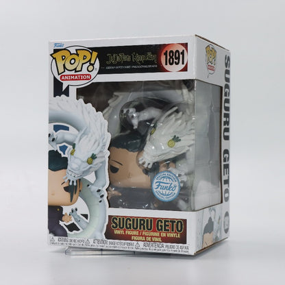 FUNKO POP Jujutsu Kaisen: Suguru Geto com Dragão de Espírito Amaldiçoado Anime Decoração de Mesa Enfeite Modelos de Brinquedos Modelo Colecionável