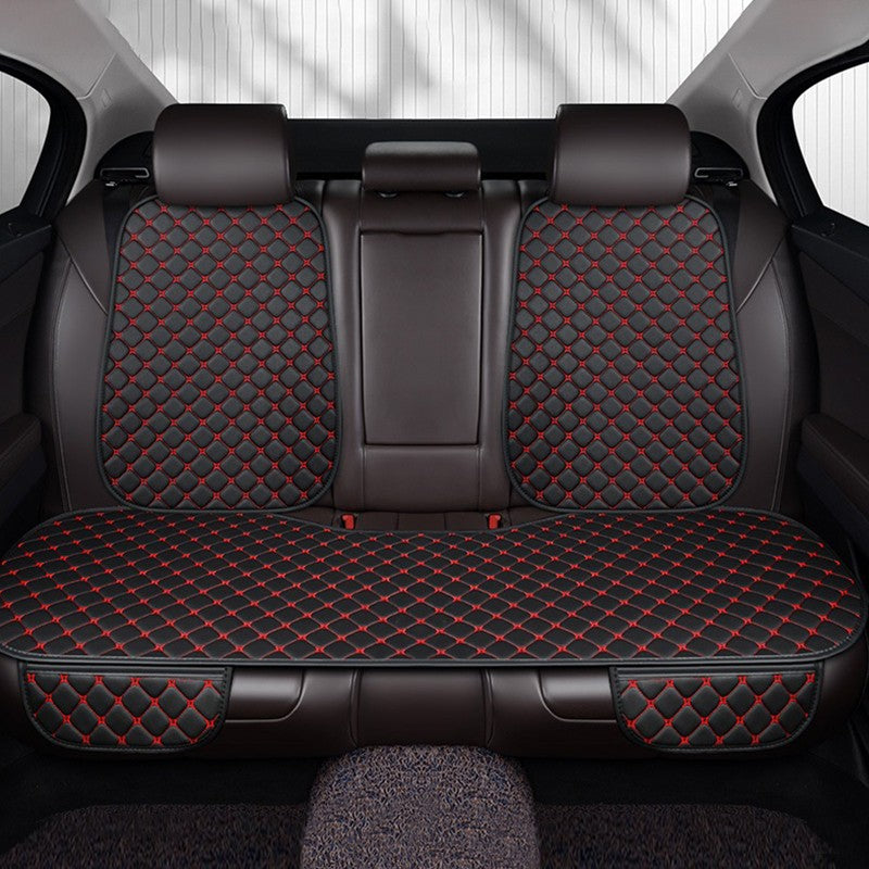 Kcimo Pu Leather Car Seat Cover Seat Back Soft Cushion Universal Front and Rear Car Seat Cushion Chair Carpet Pad Four Seasons