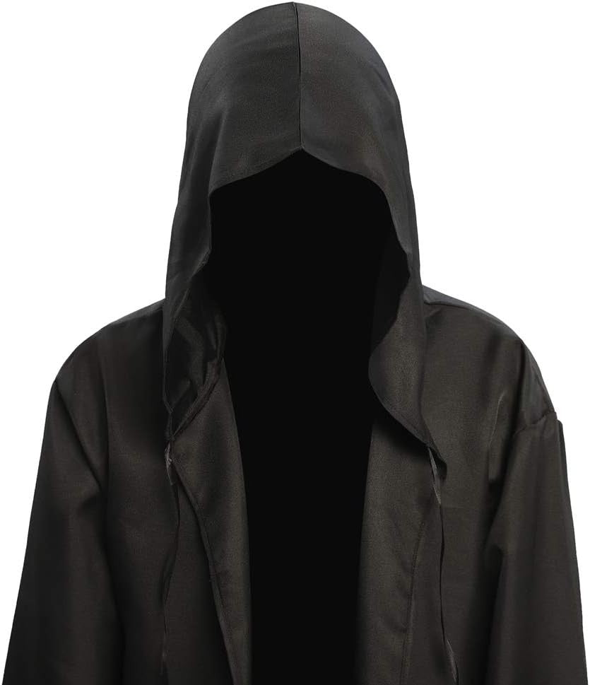 2024  Wizard Tunic Hooded Robe Halloween Cloak Cosplay Costumes Brown  cosplay costumes