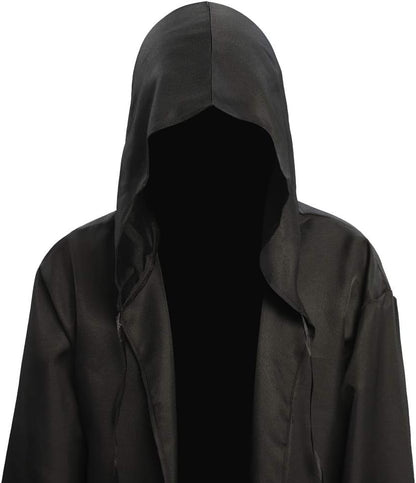 2024  Wizard Tunic Hooded Robe Halloween Cloak Cosplay Costumes Brown  cosplay costumes