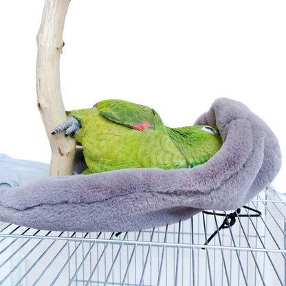 Ninho de Xale de Pássaro Quente de Inverno Canto Manta de Papagaio Tenda Suspensa de Pequeno Animal de Estimação Decoração de Gaiola para Periquito Agapornis Calopsita