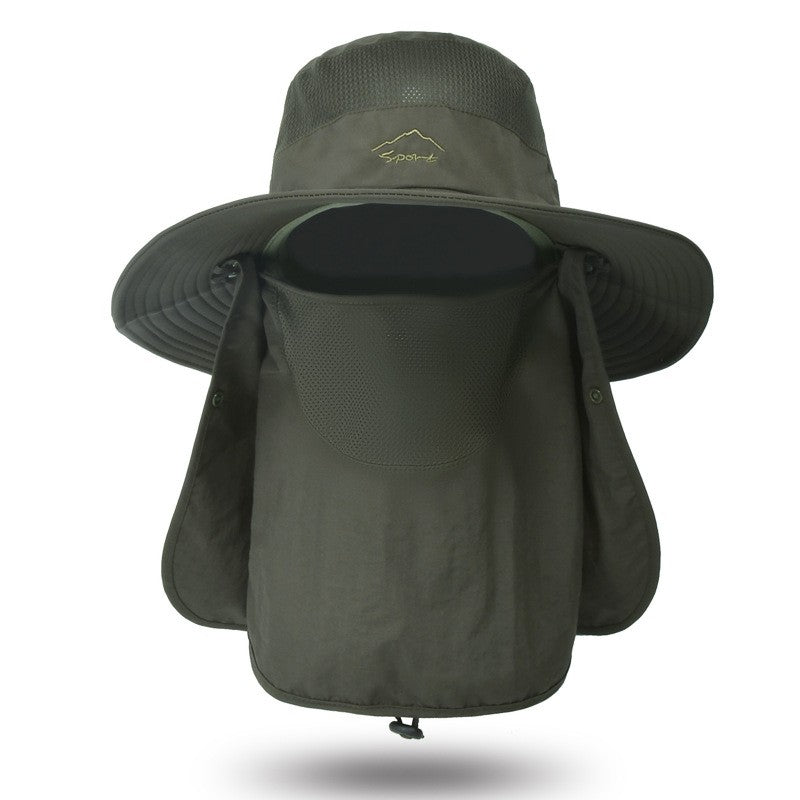 Chapéu Bucket Chapéu de Sol Proteção Solar Primavera Verão Boné Boonie Impermeável para Pesca Caminhada Jardim Safári Praia