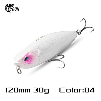 Iscas Artificiais Flutuantes LEYDUN Z-Claw Tipo Lápis 86mm 100mm 120mm Iscas Rígidas Topwater Stickbait de Superfície Boa Ação Wobblers para Robalos