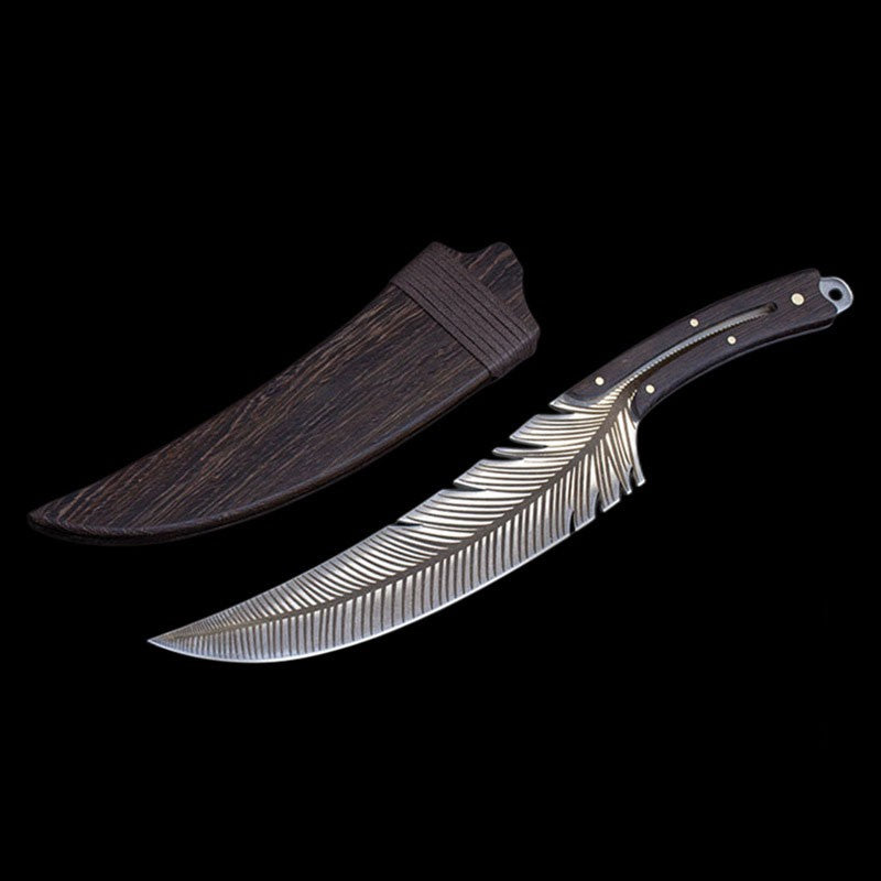 Longquan Kitchen Knife Wood Handle Sharp Chefs Cleaver Slicing Knife Professional Cooking Tools Handmade Forged China Messer