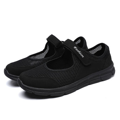 Sapatos Femininos Respiráveis Vulcanizados Brancos Tênis Feminino Moda Malha Respirável Sapatos Casuais de Caminhada Sapatos de Trabalho Feminino