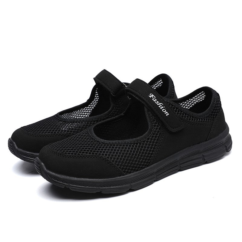 Sapatos Femininos Respiráveis Vulcanizados Brancos Tênis Feminino Moda Malha Respirável Sapatos Casuais de Caminhada Sapatos de Trabalho Feminino