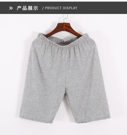 Summer Mens Lounge Pants Cotton Pajama Shorts Comfortable Male Clothes Sleepwear Thin Casual Sports Breeches 2024
