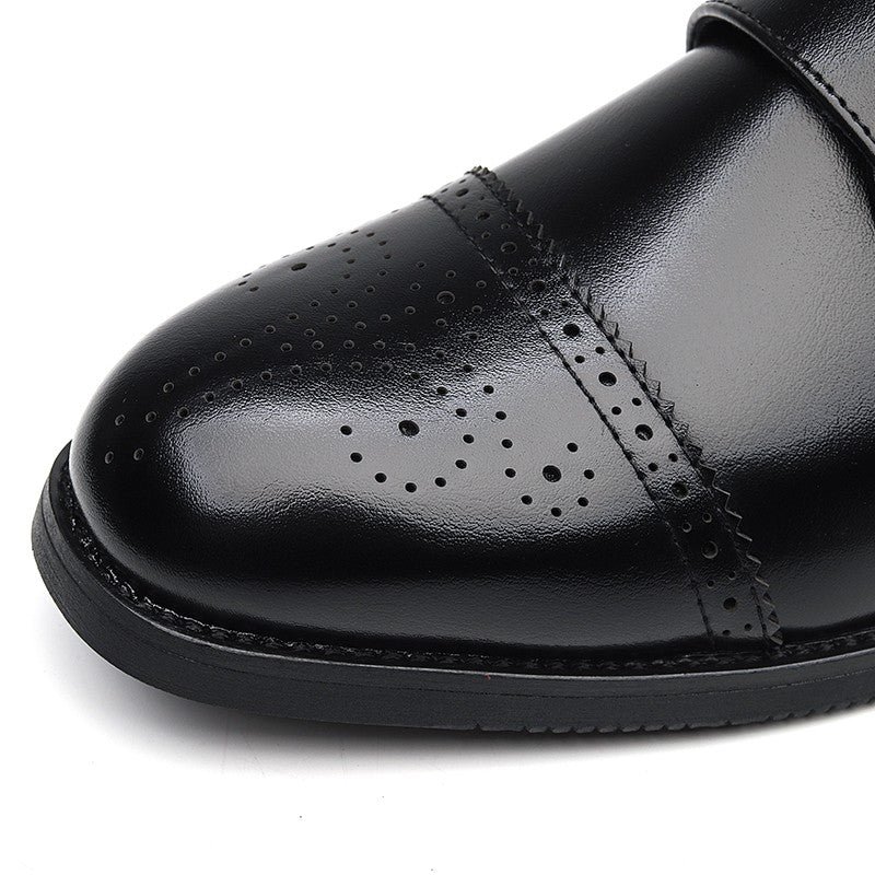 2024 New Men Formal Italian Brand Business Shoes Men Brogue Shoes Oxford Leather Coiffeur Wedding Dress Elegant Shoes for Men
