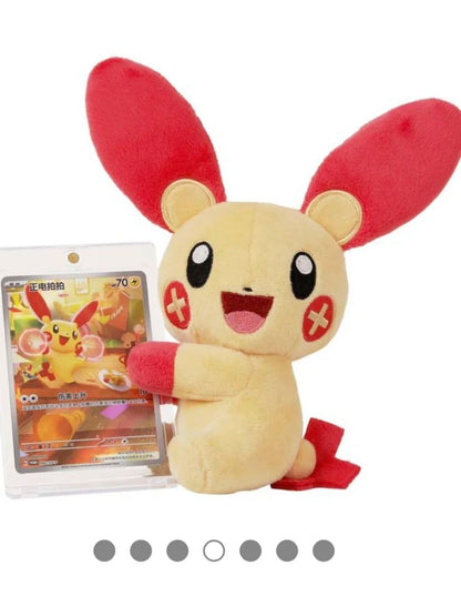 In Stock Pokemon PTCG Nuzzle Plush&Card Display Gift Box Booster Packs Magnetic Stuffed Toy Trading Card Game Collectible Doll