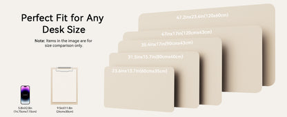 Leather Desk Mat | Computer Mat for Desk| Large Mouse Pad and Keyboard Mat | Desk Protector for Office