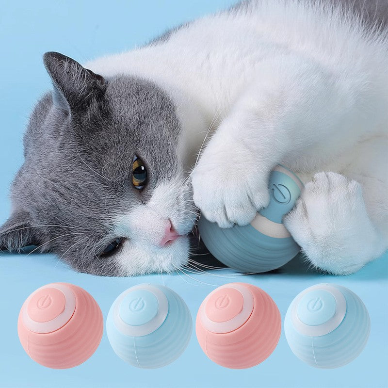 Brinquedo para Gatos Automático Bola Interativa Recarregável Bola Elétrica Rolante Acessórios para Animais de Estimação para Casa Suprimentos